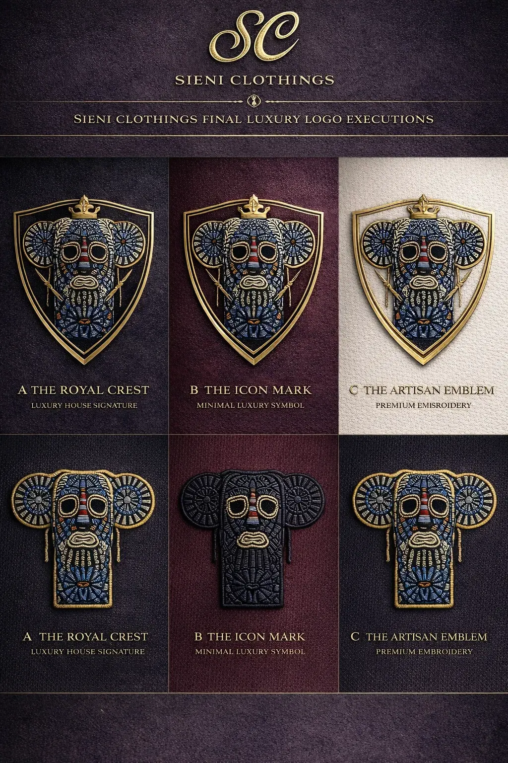 Sieni crest designs